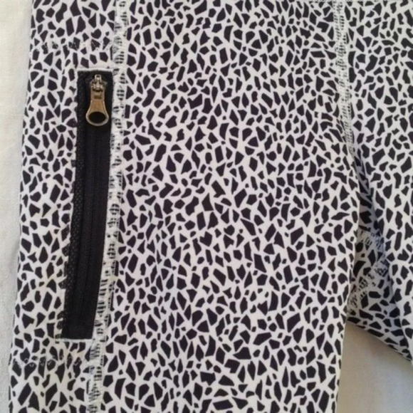 Lululemon Leggings Womens 4 Inspire Tight Mesh Mosaic White Active Yoga Athletic - Picture 2 of 7